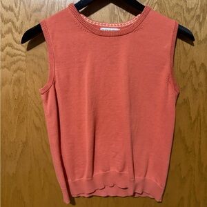 Sleeveless Coral sweater size M
